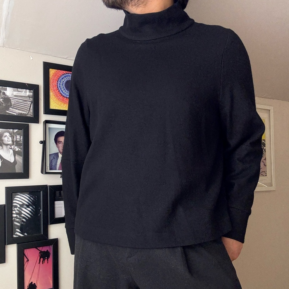 COS Structured Mock Neck Sweater